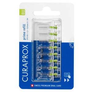 Curaprox CPS 011 prime refill mezizubní kartáčky 8 ks světle zelené