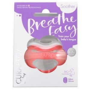 Curaprox Biofunkčný cumlík koralový, veľkosť 0 (3-7kg) 1 ks
