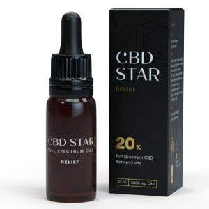CBD Star Relief olej - 20% CBD 10 ml