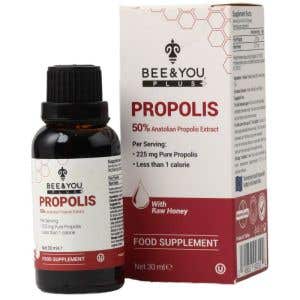 Bee&You Propolisový extrakt 50 % s raw medem 30 ml Bee&You Propolisový extrakt 50 % s raw medem 30 ml