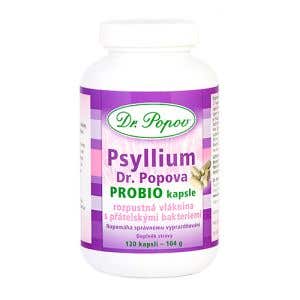 Dr. Popov Psyllium Probio kapsule 120 ks