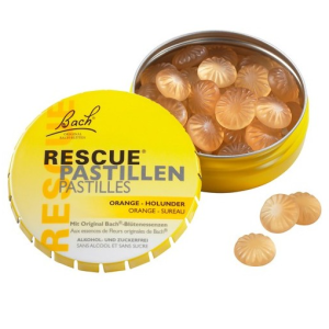 Nelsons Bachove esencie Rescue Pastilky s príchuťou pomaranča 50 g