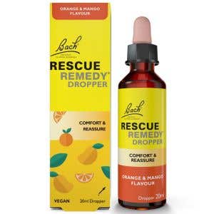 Nelsons Bachovy esence Rescue Remedy Krízové ​​kvapky s príchuťou manga a pomaranča 20 ml
