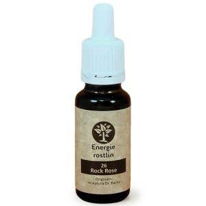 Energie rostlin Bachové esencie 26 – Rock Rose Esencia odvahy 20 ml