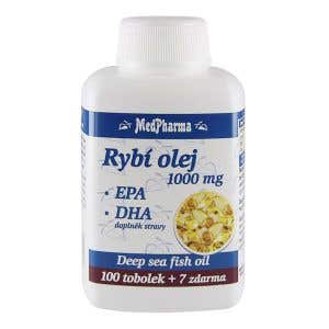 MedPharma Rybí olej 1000 mg 107 kapsúl