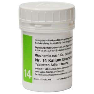 Adler Pharma Schüsslerove soli – Nr. 14 Kalium bromatum D12 400 tabliet