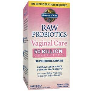 Garden of Life RAW Probiotiká - Vaginálna starostlivosť - 50 miliárd CFU Shelf stable 30 kapsúl