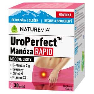 NatureVia UroPerfect Manóza Rapid 30 sáčkov