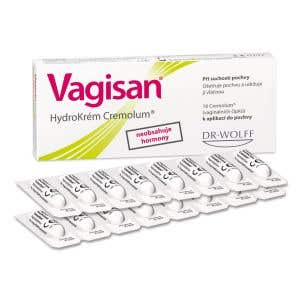 Vagisan Zvlhčujúci krém Kombi 10g + 8 čapíkov