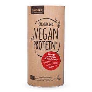 Purasana Vegan Protein MIX – Veganský protein s kakaem BIO 400 g
