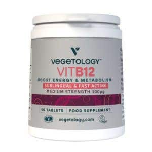 Vegetology Vitamin B12 pod jazyk 100 &micro;g 60 tablet
