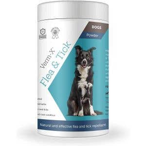 Verm-X Přírodní prášek proti blechám a klíšťatům pro psy 70 g