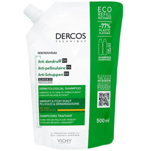 Vichy Dercos Šampón na suché lupiny - náplň 500 ml