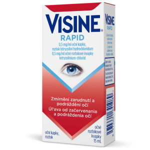 Visine Rapid 0,5 mg/ml očné kvapky 15 ml