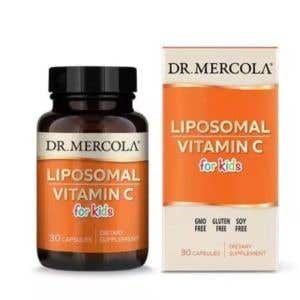 Dr. Mercola Liposomální vitamín C pro děti 30 kapslí