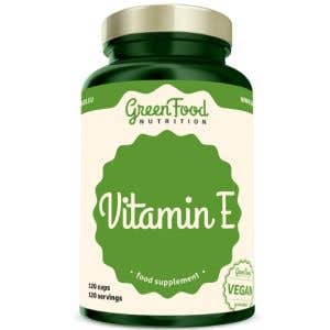 GreenFood Nutrition Vitamín E 120 kapsúl
