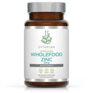 Cytoplan Wholefood Zinc - Zinek z rostlinného zdroje 60 veganských kapslí