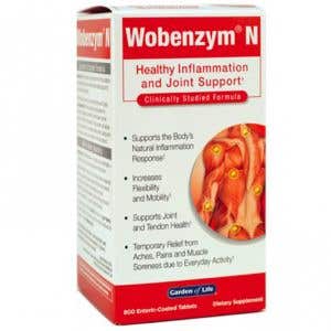 Garden of Life Wobenzym N - 800 enterosolventních tablet
