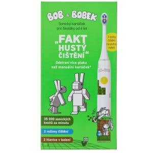 Bob a Bobek KRAFT Fakt hustý čištění – Sonický zubní kartáček pro školáky od 6 let