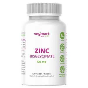 Vegmart Zinok Bisglycinát 125 mg 120 kapsúl