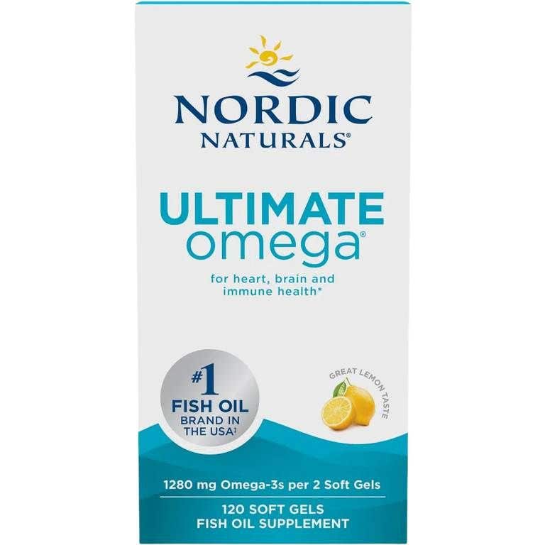Nordic Naturals Ultimate Omega 1280 mg - citron 120 kapslí