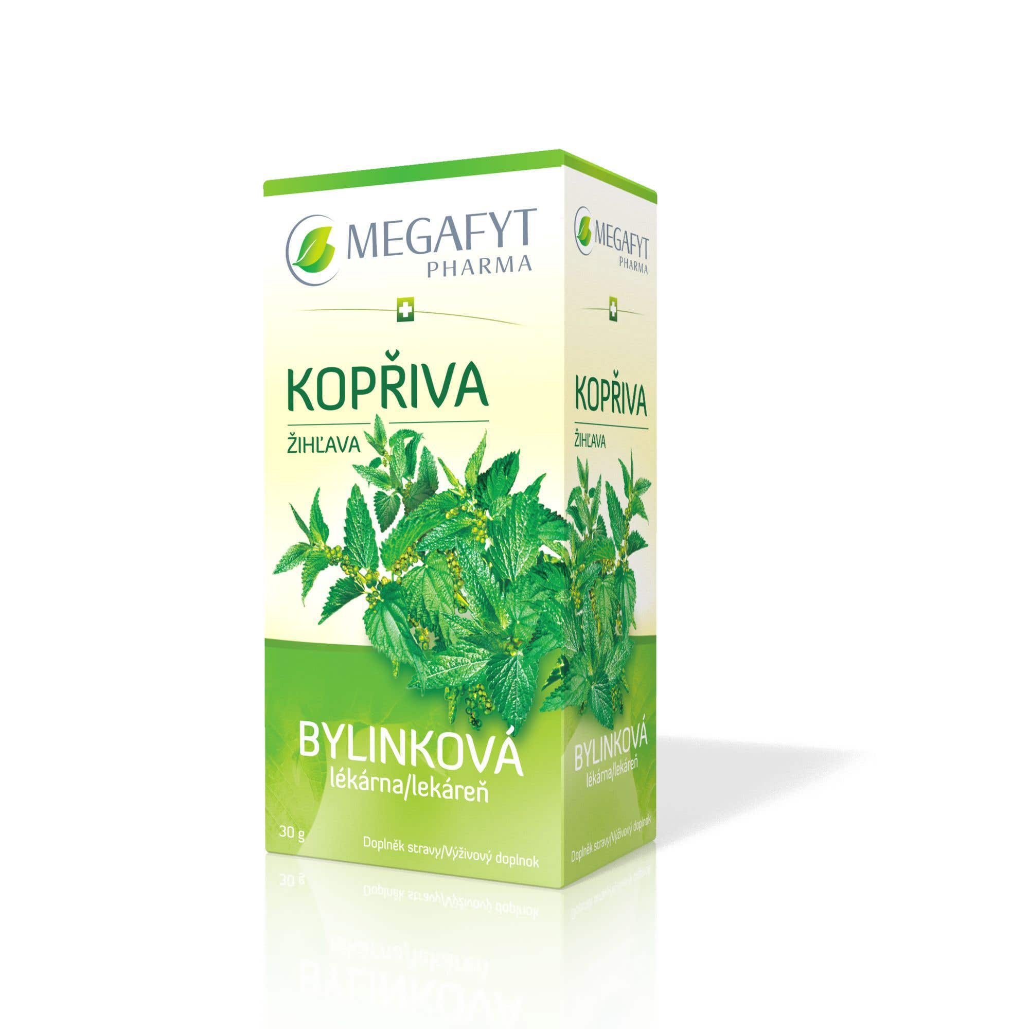Megafyt Bylinková lékárna kopřiva 20 nálevových sáčků