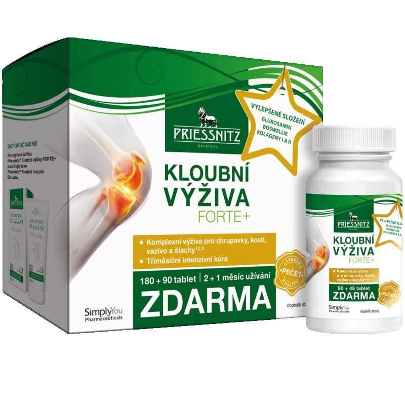 Priessnitz Kloubní výživa Forte s kolageny 180+90 tablet
