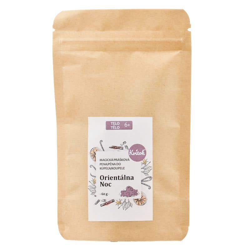 Kvitok Magická pěna do koupele – orientální noc 300 g