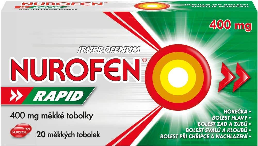 Nurofen Rapid 400 mg Capsules x 20 tobolek