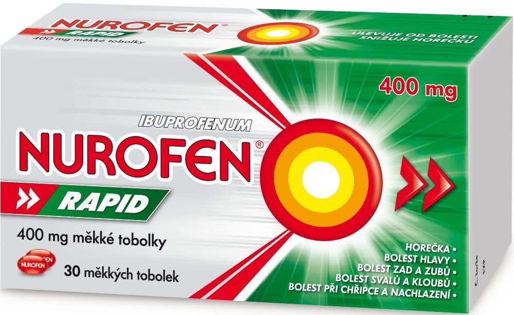 Nurofen Rapid 400 mg Capsules x 30 tobolek