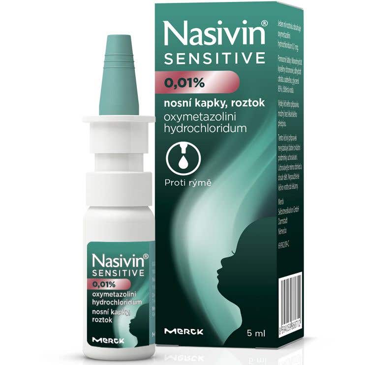 Nasivin Sensitive Kojenci 0,1 mg/ml Nosní kapky 5 ml