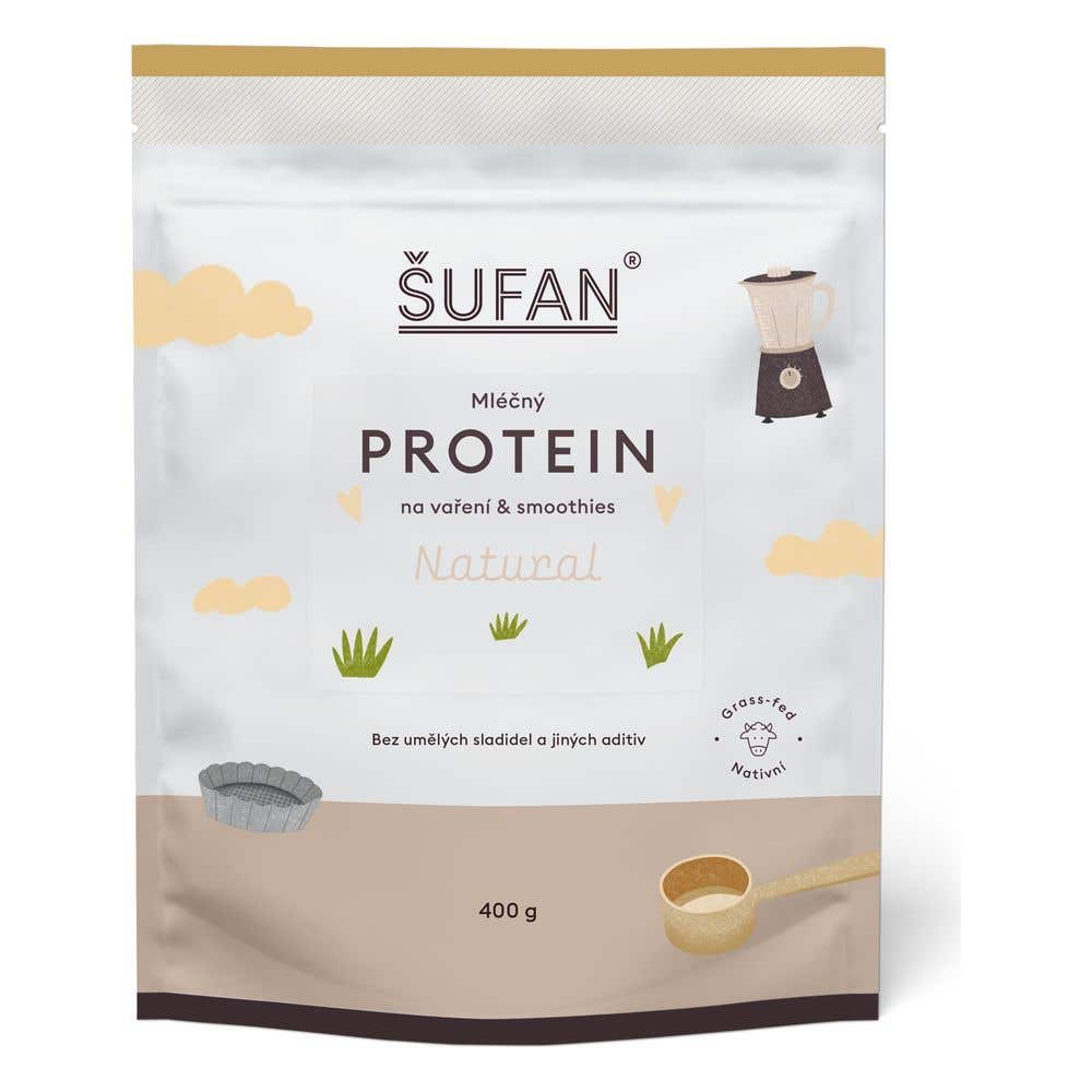 Šufan Mléčný protein na vaření – natural 400 g