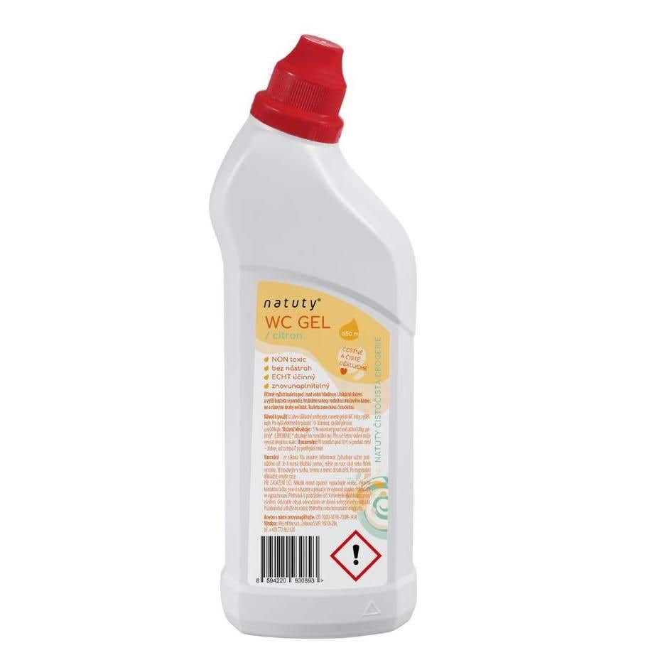 Natuty WC gel s vůní citronu 850 ml