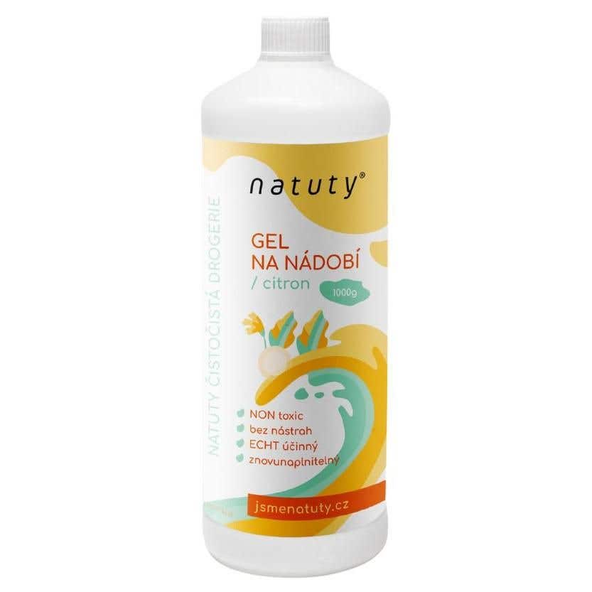 Natuty Gel na nádobí s vůní citronu 1000 ml