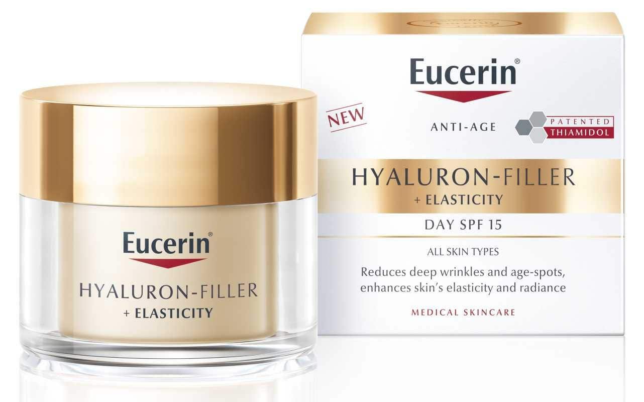 Eucerin Hyaluron-Filler + Elasticity Denní krém SPF 15 50 ml