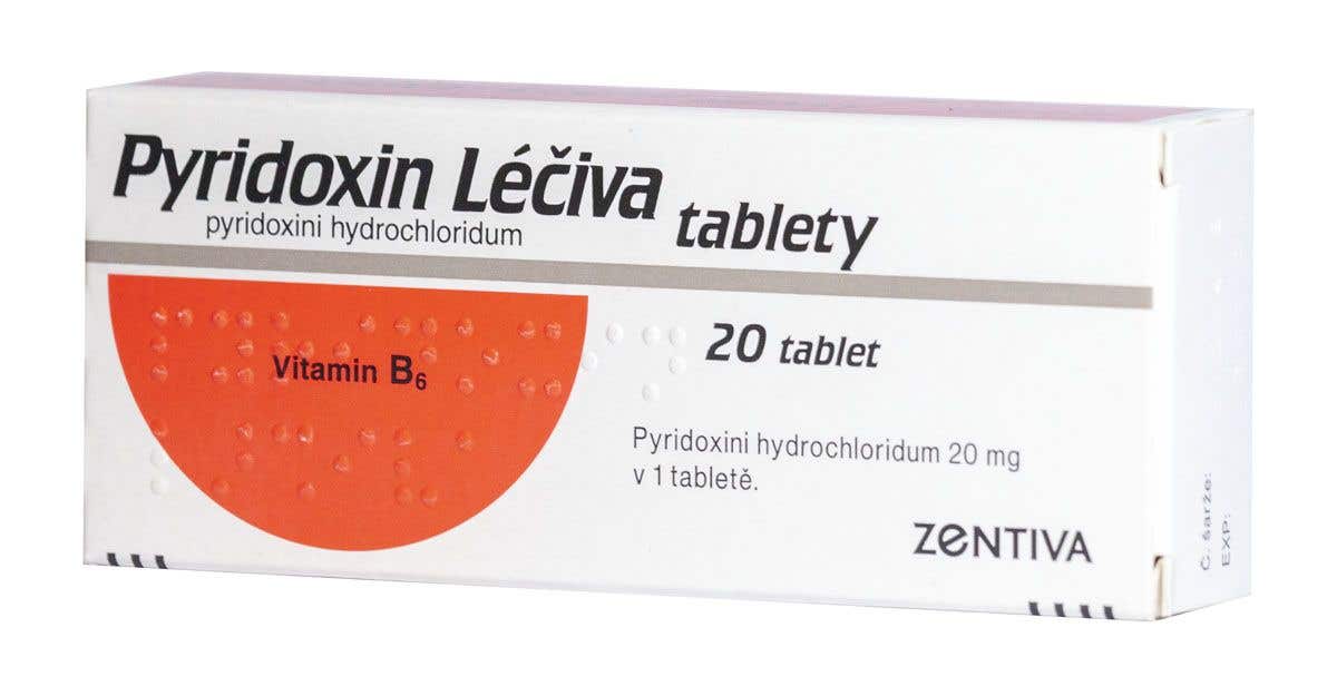 Pyridoxin Léčiva 20mg 20 tablet