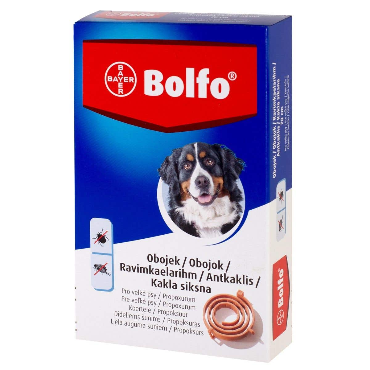 Bolfo Obojek pro velké psy 70cm, 4.442g