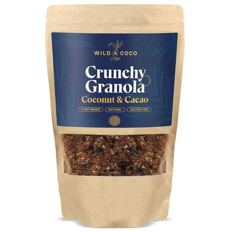 Wild and Coco Crunchy Granola Coconut & Cacao 250 g