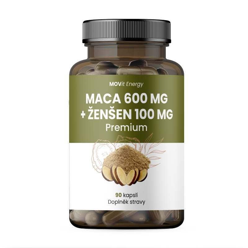 MOVit Energy Maca a Ženšen 90 kapslí
