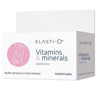Elasti-Q Vitamins & Minerals s postupným uvolňováním 30 tablet