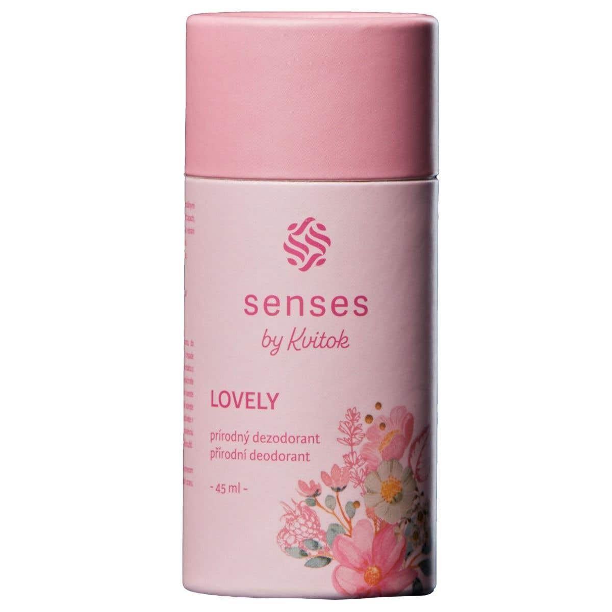 Kvitok Tuhý deodorant Senses - Lovely 45 ml