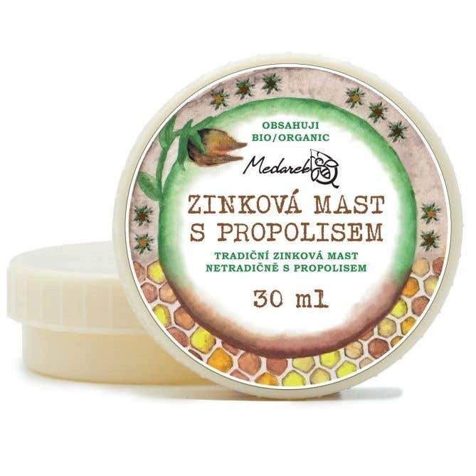 Medarek Zinková mast s propolisem BIO 30 ml
