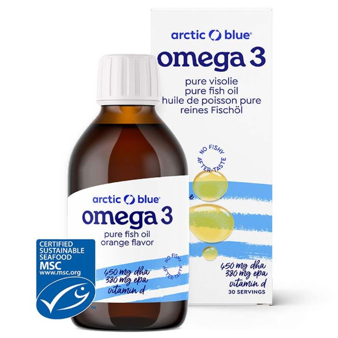 Arctic Blue Omega 3 - Rybí olej 150 ml 