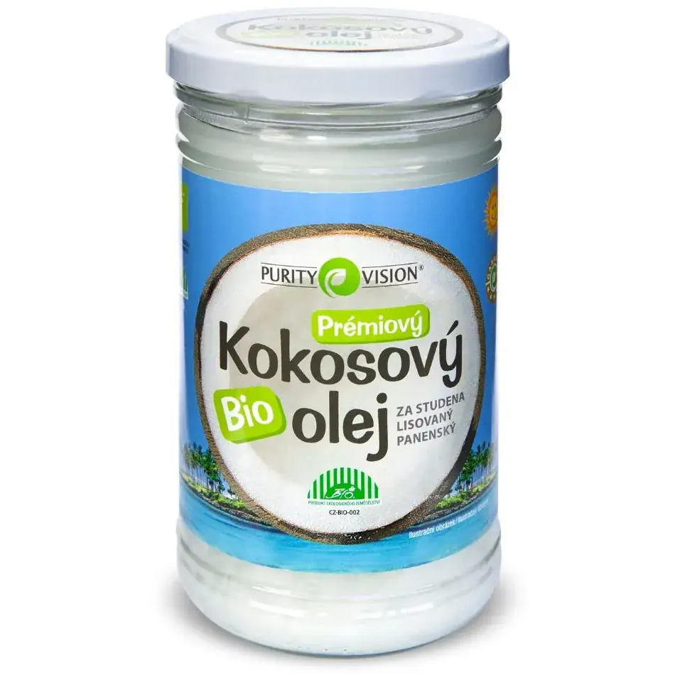 Purity Vision Fair Trade Kokosový olej panenský BIO 900 ml