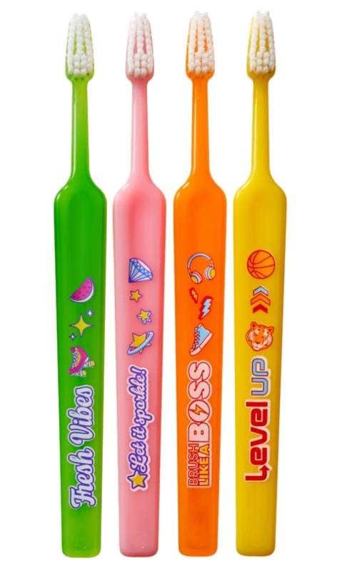 TePe Kids X-Soft zubní kartáček pro děti 3+1 zdarma