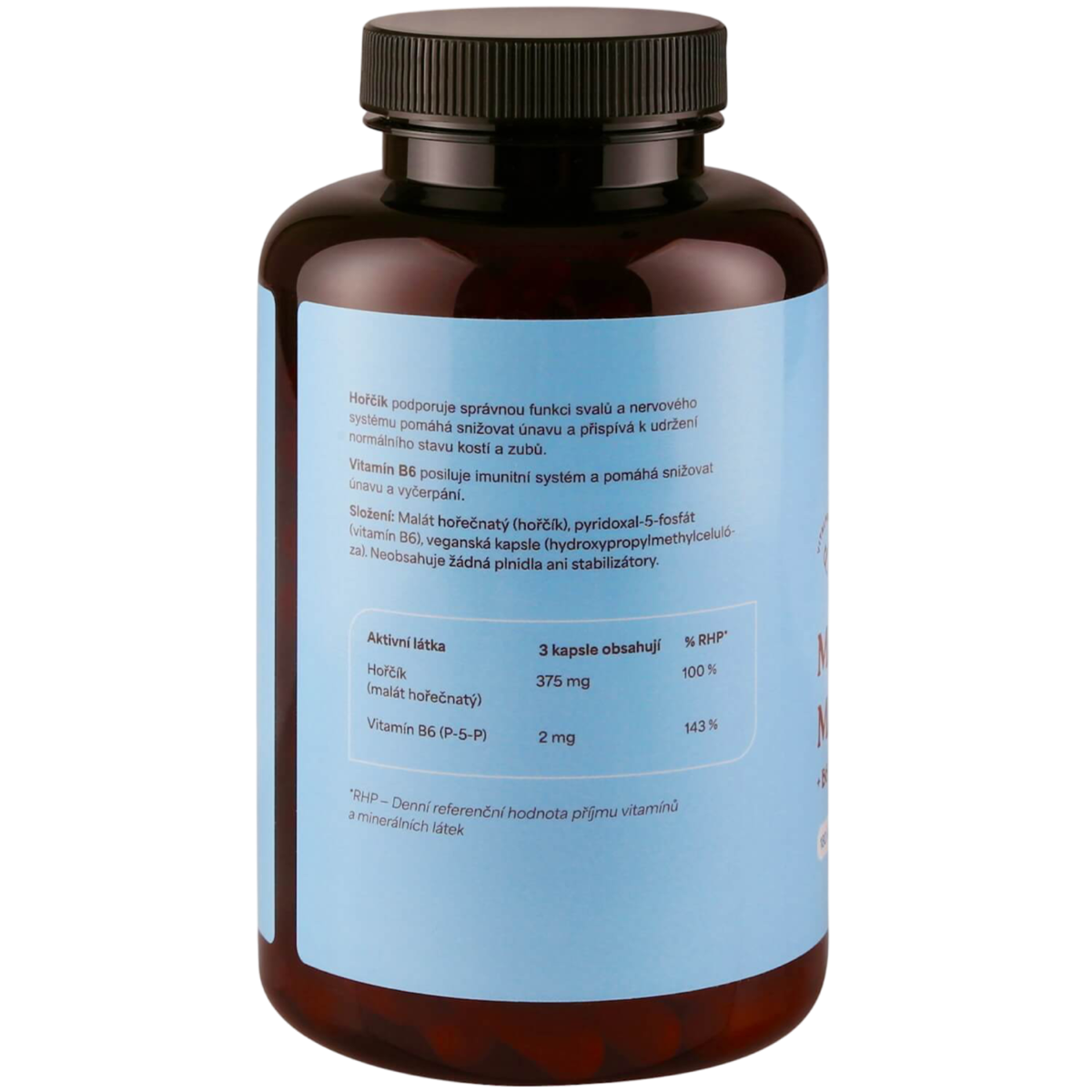 Vitalpoint Premium Magnesium Malate + B6 180 kapslí