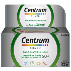 Centrum Silver Multivitamín pro dospělé 50+ 100 tablet