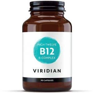 Viridian B-Komplex B12 High Twelwe 90 kapsl&iacute;