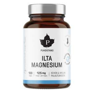 Puhdistamo Ilta Night Magnesium – Hořčík 120 kapslí