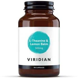 Viridian L-Theanine and Lemon Balm - L-Theanin s meduňkou 90 kapsl&iacute;